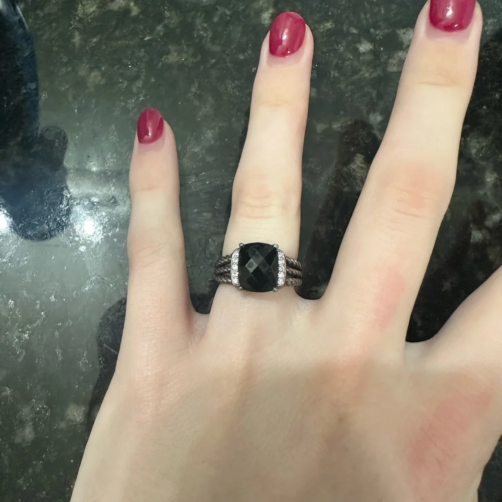 David Yurman Petite Wheaton Ring - Picture 6 of 6